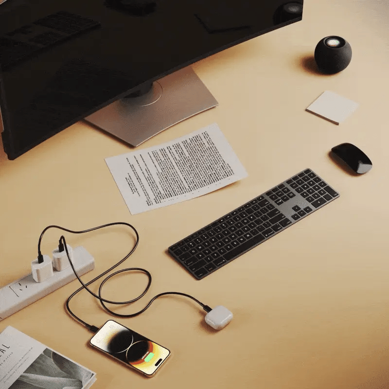 Tapis de souris NEVYON – Recharge sans fil magnétique détachable - NEVYON