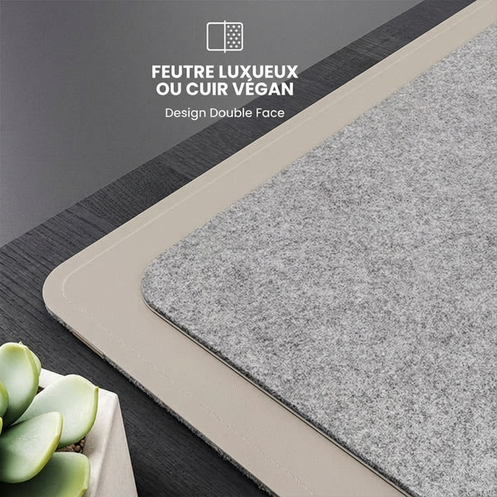 Tapis de souris Pro – Avec charge sans fil magnétique détachable