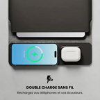 Housse PC Portable 4-en-1 avec Chargeur Sans Fil Intégré - NEVYON